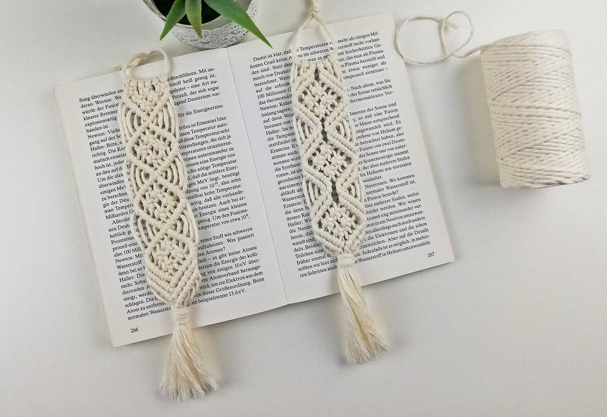 10 Easy Macrame Bookmark Patterns for Beginners Hemptique